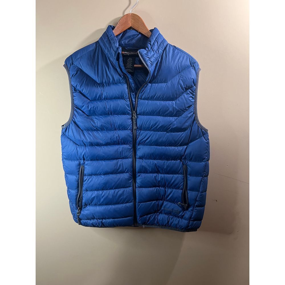Free Country Blue Down Puffer‎ Vest / Mens Medium